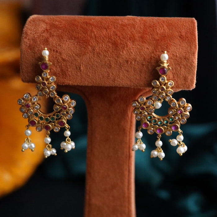 Antique flat earrings 124457