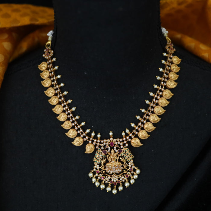 Antique short necklace and earrings13488566