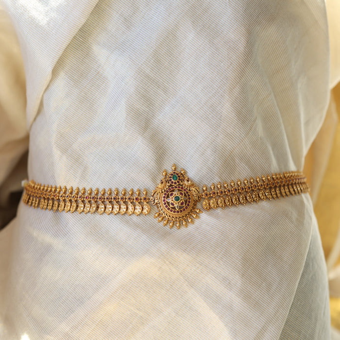 Antique temple design waistchain AW34511