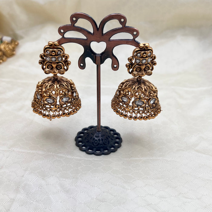 Clearance Antique long necklace with Earrings