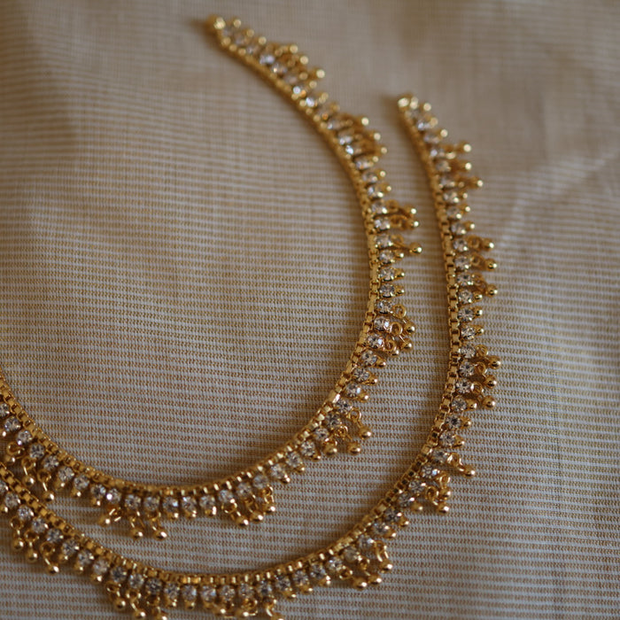 Heritage gold traditional anklet HAN318