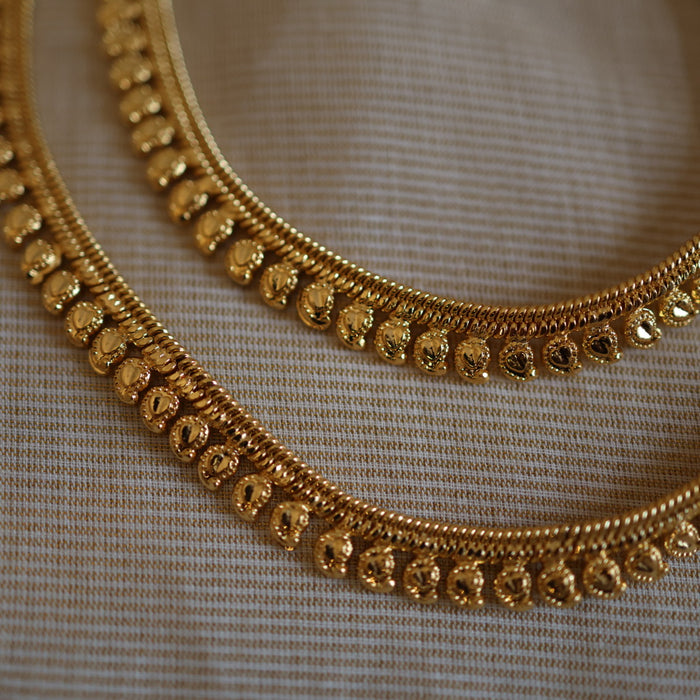 Heritage gold traditional anklet HAN317