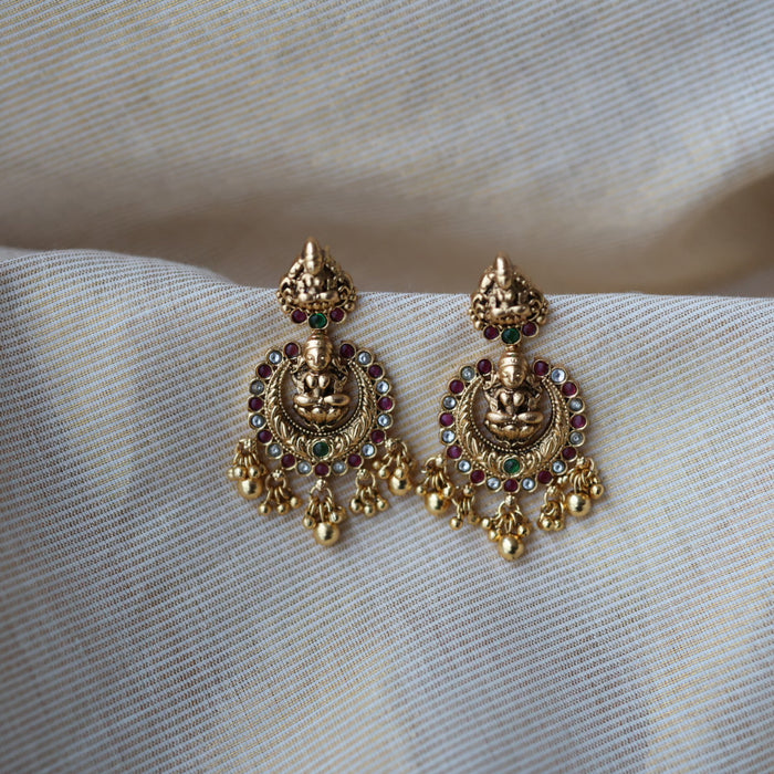 Antique flat earrings  AD47