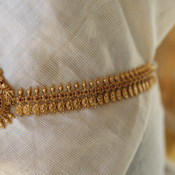 Antique temple design waistchain AW34511