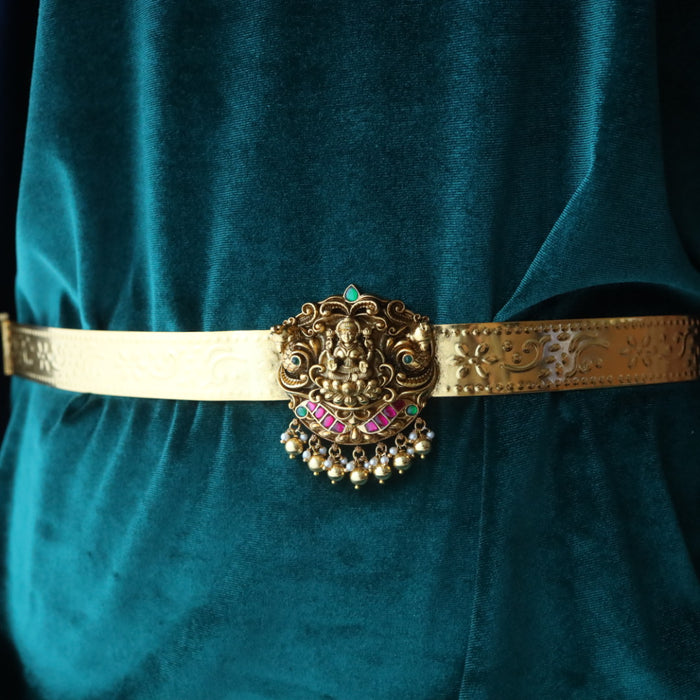 Antique gold temple design waistchain / Waistbelt  23496557