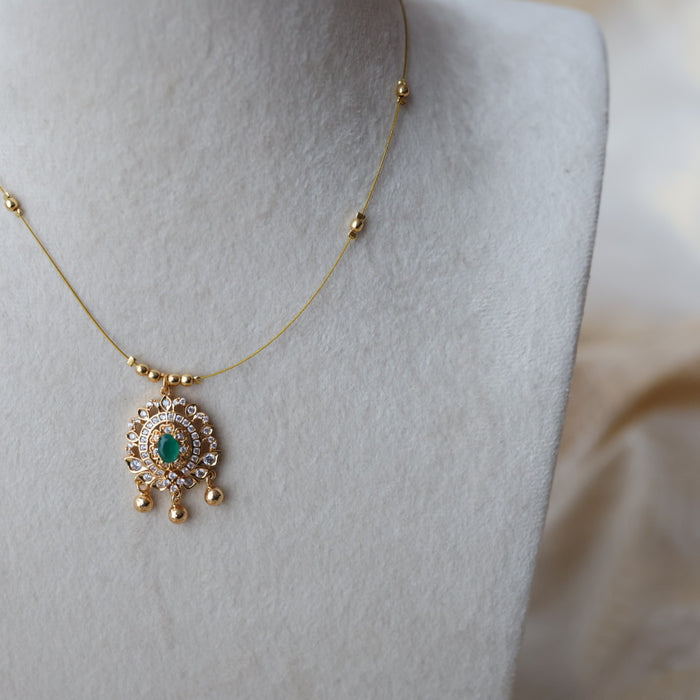 Heritage gold plated invisible short necklace IN902 (Copy)