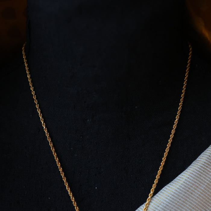 Heritage gold plated short chain HC023