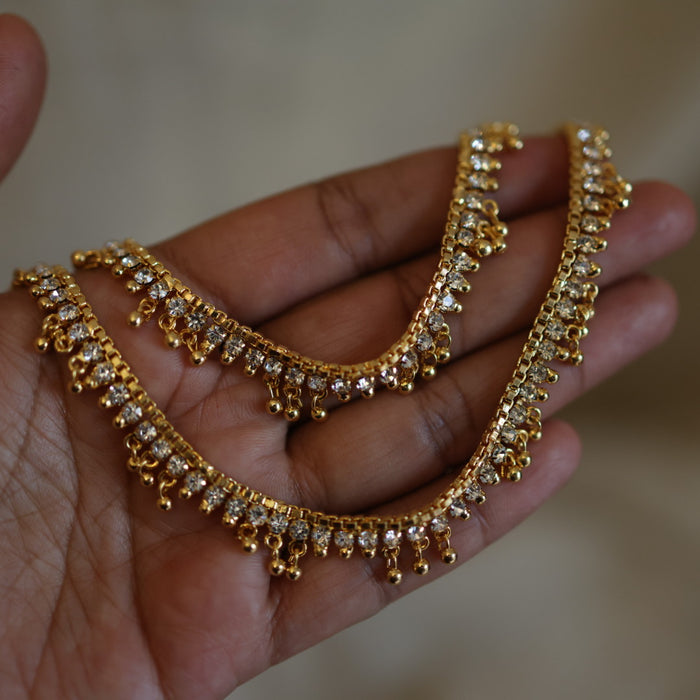 Heritage gold traditional anklet HAN318