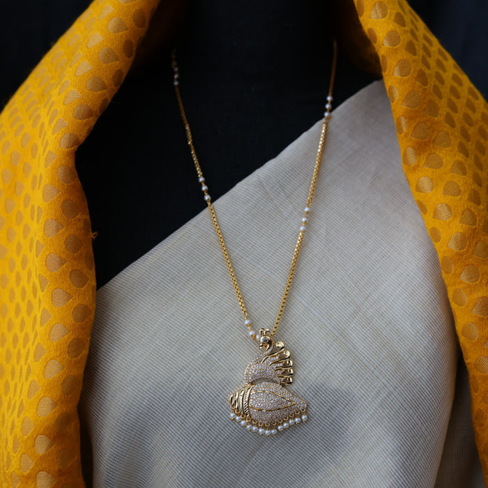 Heritage gold plated padakam necklace HP2446