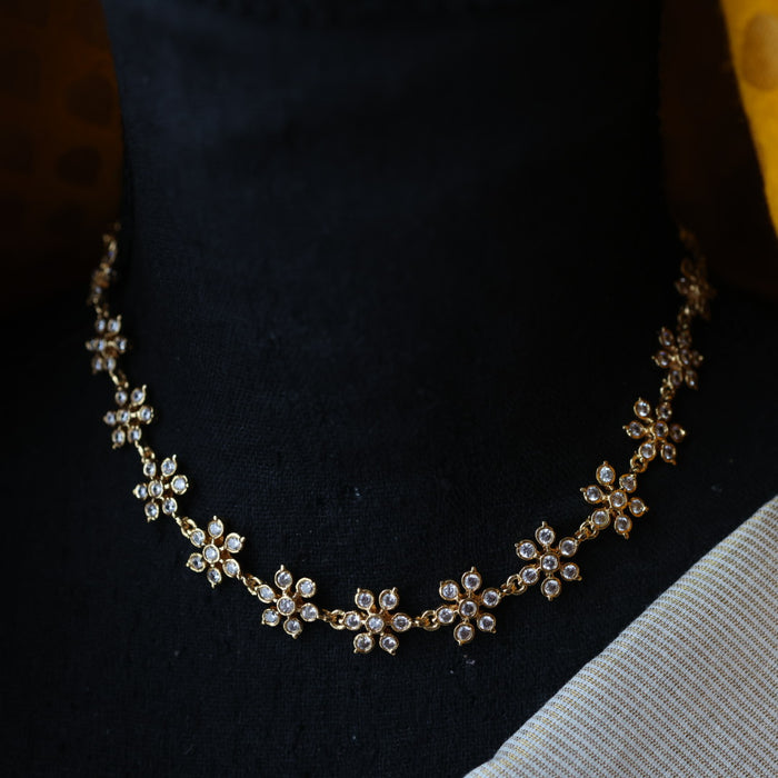 Heritage gold plated choker necklace H4537