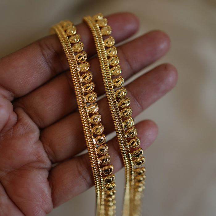 Heritage gold traditional anklet HAN317