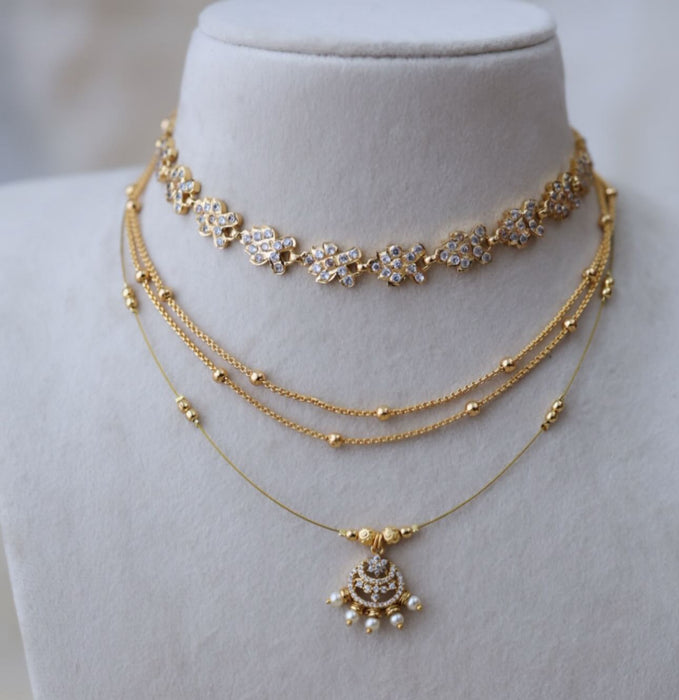 Heritage gold plated 2 layer gold chain HP0273