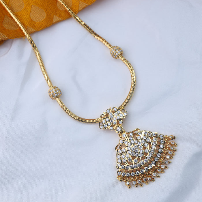 Heritage gold plated short necklace  144589