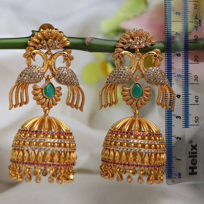 Antique long jumka earrings 23037b