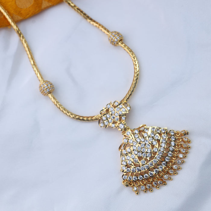 Heritage gold plated short necklace  144589