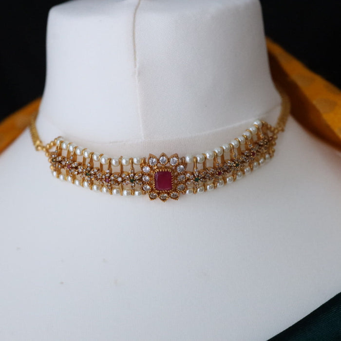 Antique choker necklace with earrings 156911