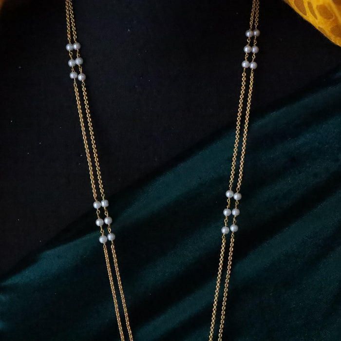 Heritage gold plated padakam chain  15