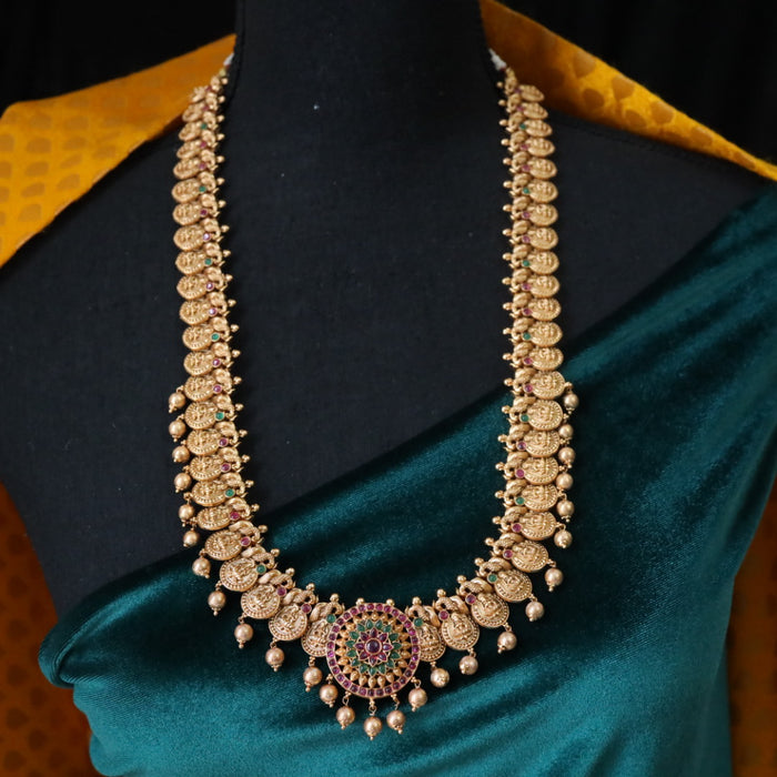 Antique traditional long necklace with earrings 16451