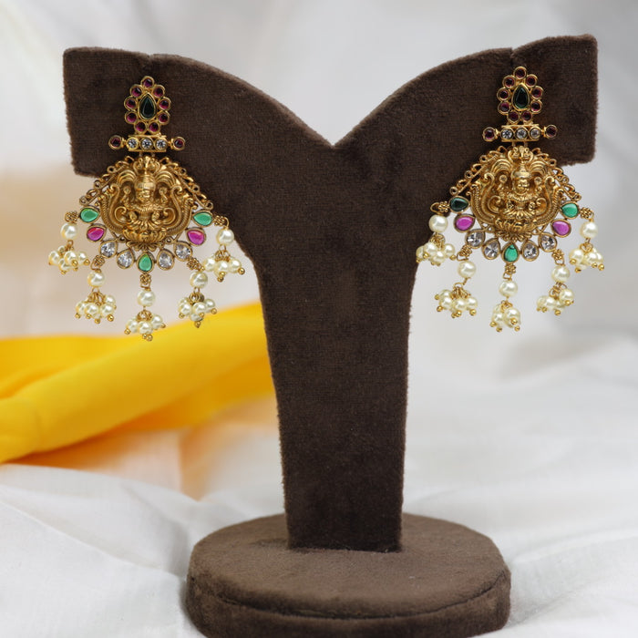 Antique flat earrings124947