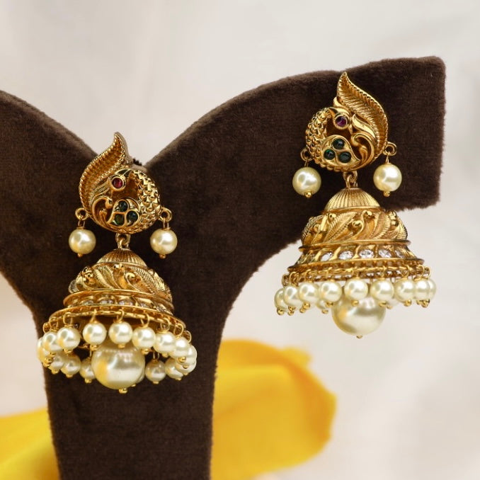 Antique jumka earrings 12526