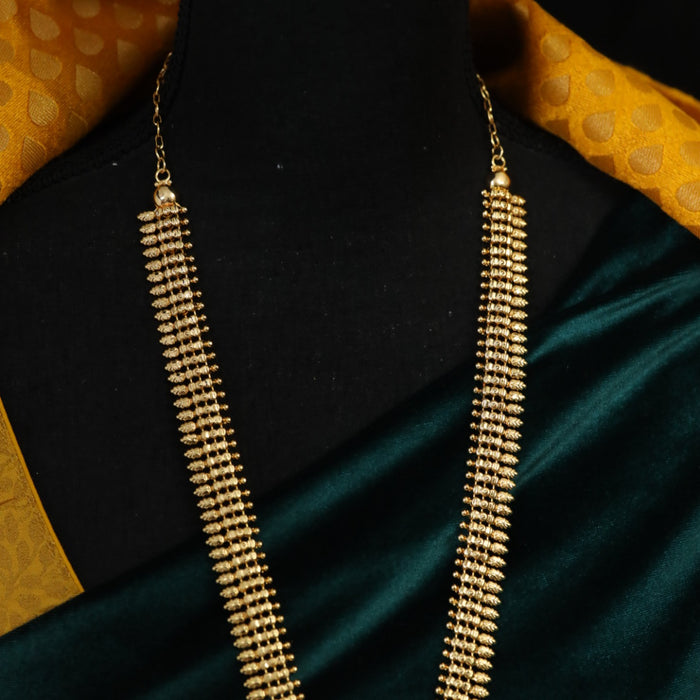 Heritage gold plated long necklace 145789
