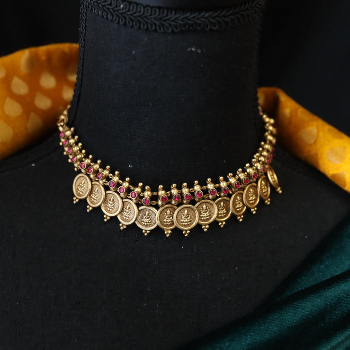 Antique choker necklace with earrings 17704
