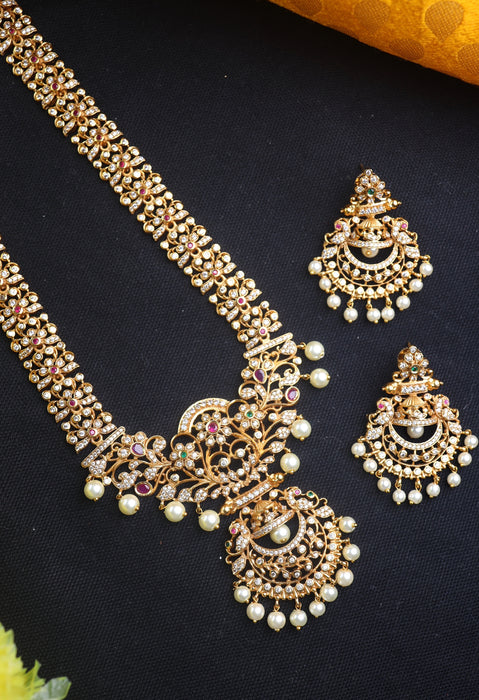 ANTIQUE SHORT NECKLACE & EARRING 156731