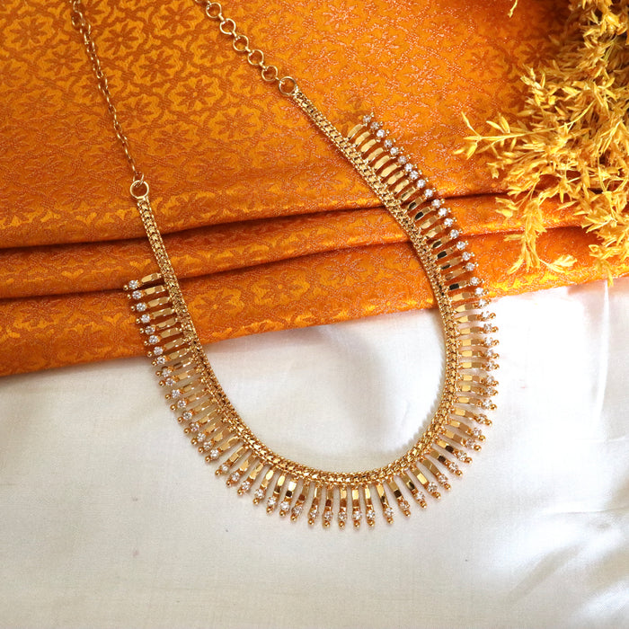 Heritage gold plated short necklace 14594