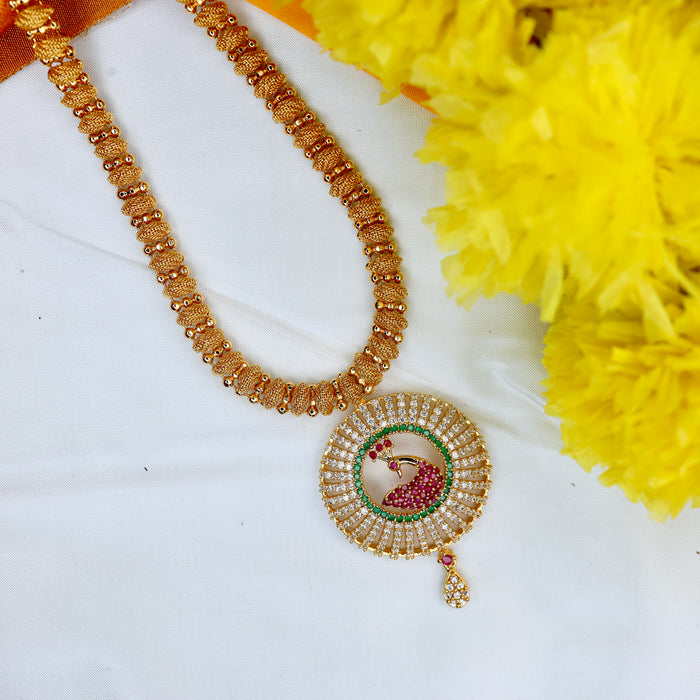 HERITAGE GOLD PLATED SHORT NECKLACE 114