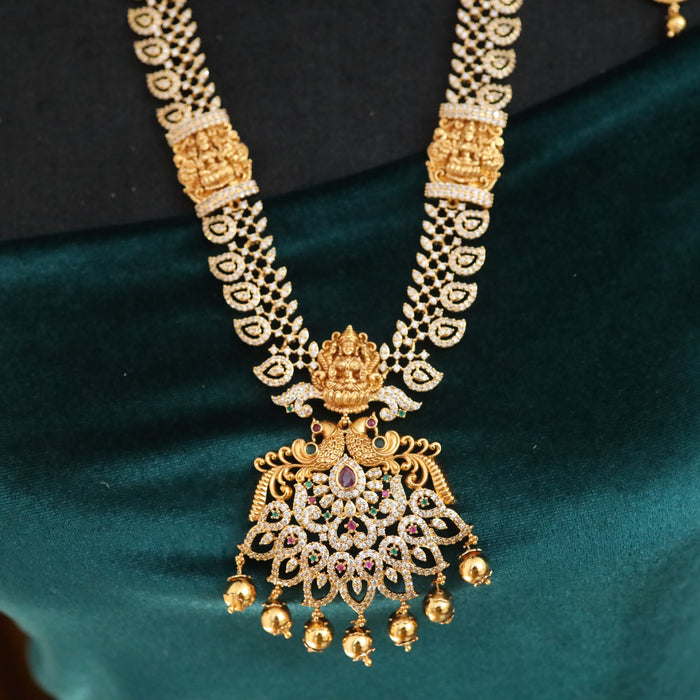 Antique long necklace and earrings 1651
