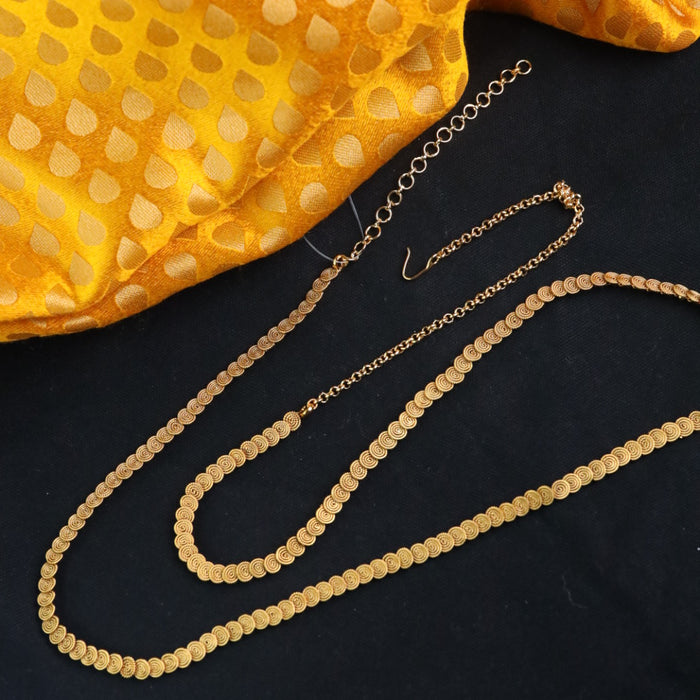 Antique gold simple waistchain  10124