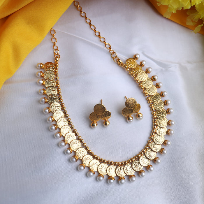 Antique short necklace and earrings  15716