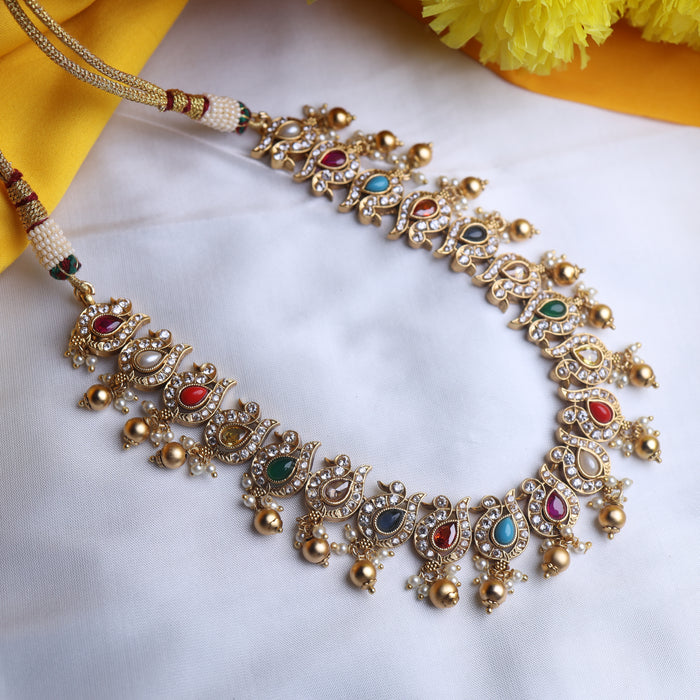 Antique choker necklace and earrings 16920