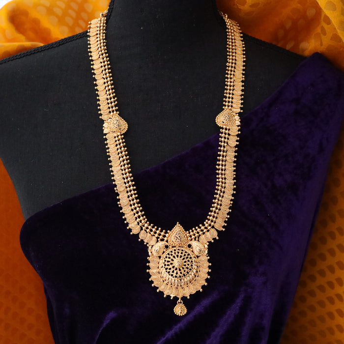 Heritage gold plated long necklace 14596