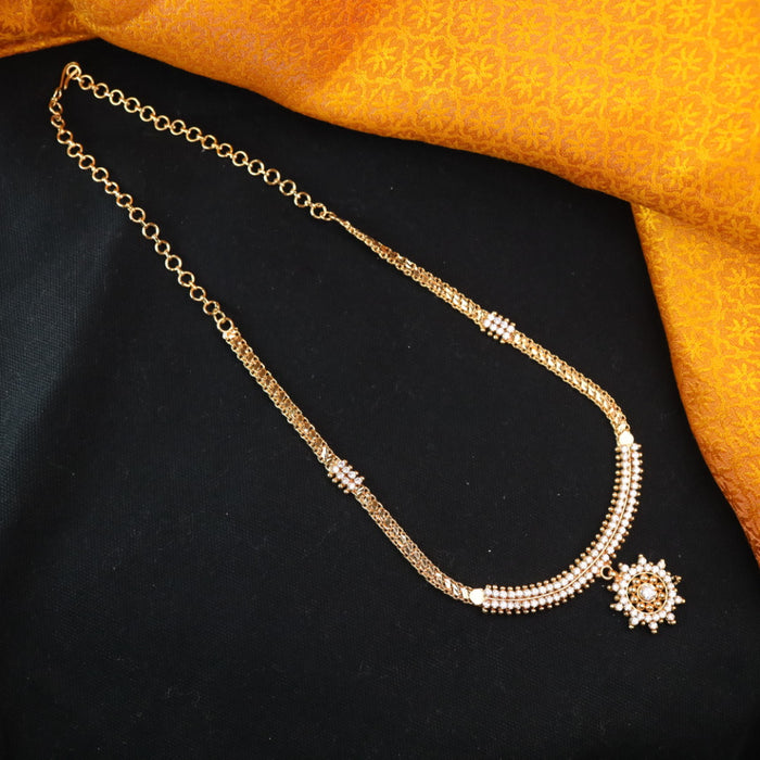 Heritage gold plated short necklace 148665