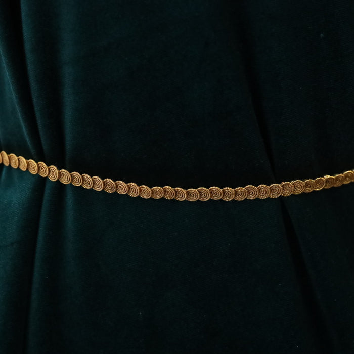 Antique gold simple waistchain  10124