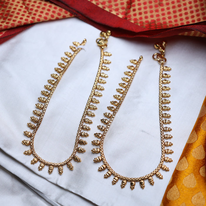 Antique traditional anklets / payal ( Standard length) 34