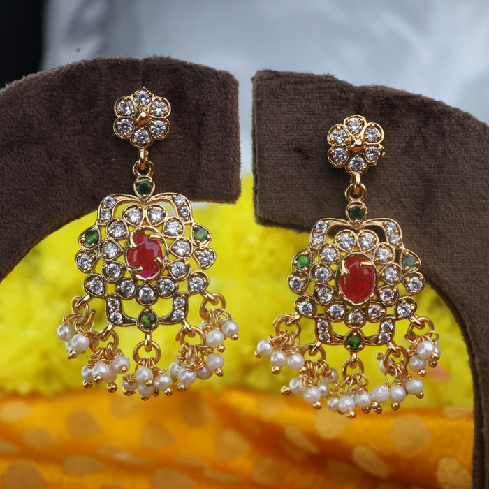 ANTIQUE FLAT EARRINGS WITH 124766