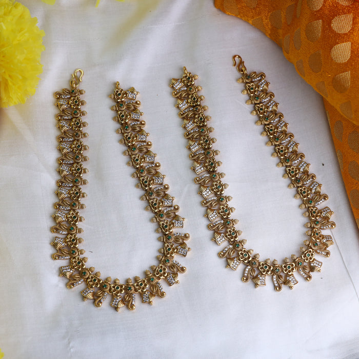 Gold plated traditional anklets / payal 659