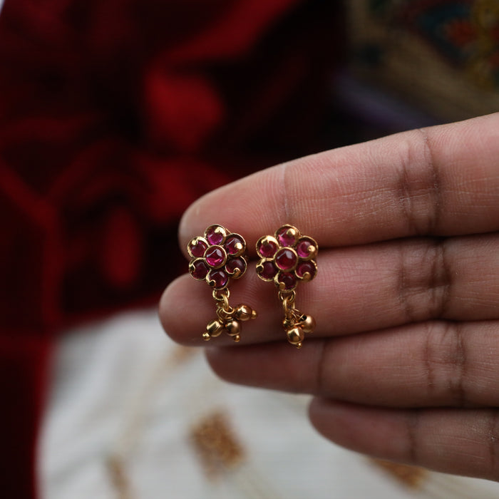 Antique pearl necklace and earrings 15668