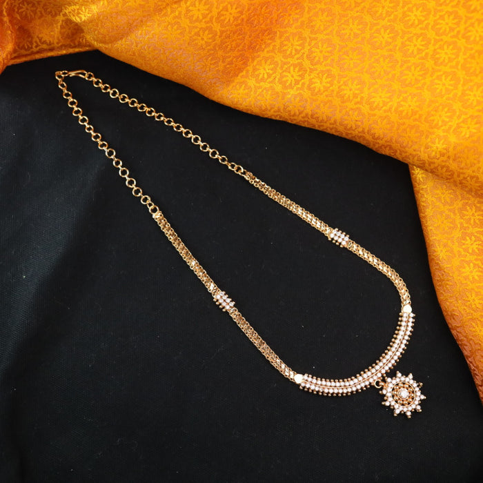 Heritage gold plated short necklace 148665