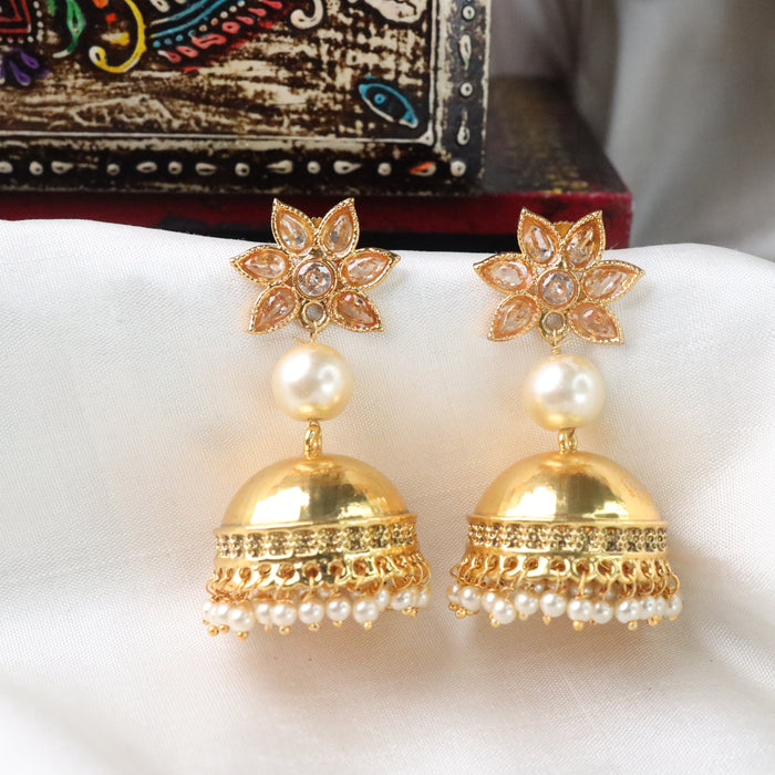 Antique gold earrings23049