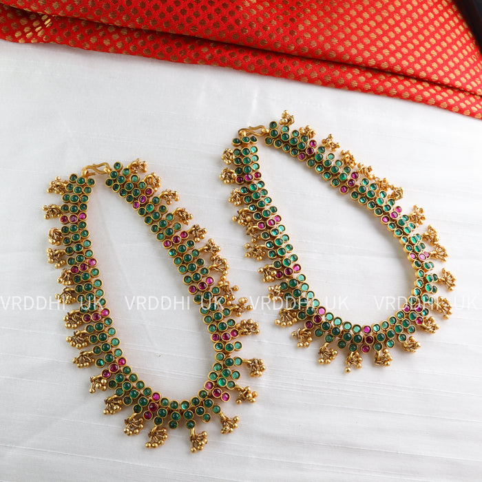 Gold plated traditional anklets / payal 664