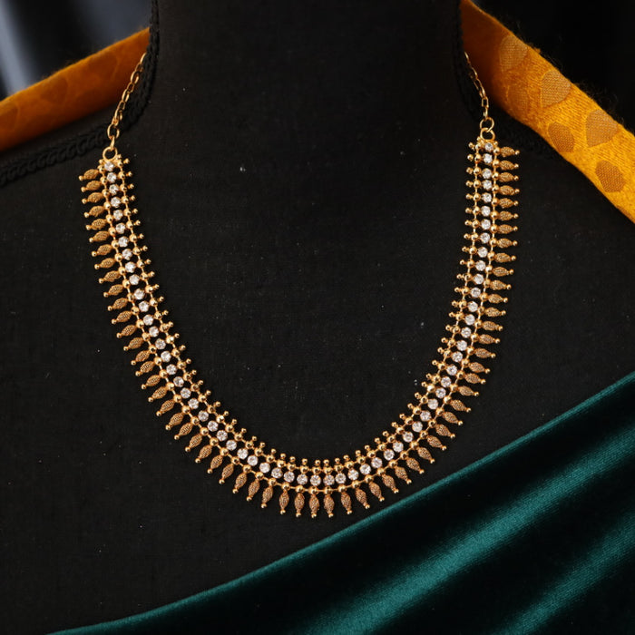 Heritage gold plated short necklace 148686