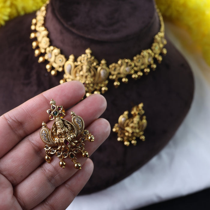 Antique choker necklace with earrings 156984