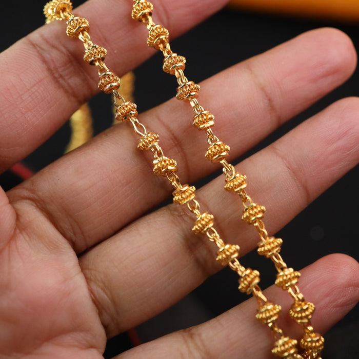 Heritage gold plated long chain 14866