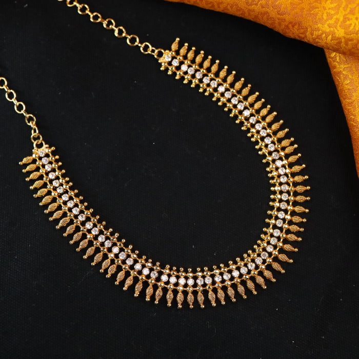 Heritage gold plated short necklace 148686